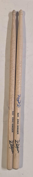 KISS Eric Singer Owned KISS END OF THE ROAD TOUR Set Of Stage-Used Signed DRUMSTICKS