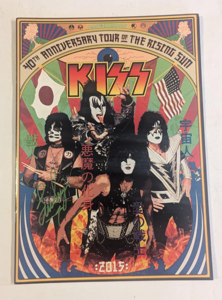 KISS Eric Singer Signed 2015 Japan Tourbook Personal Collection