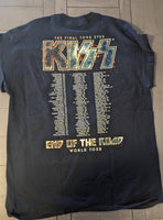 KISS Eric Singer Owned 2019 Japan KISS END OF THE ROAD  T-SHIRT New Unused  Personal Collection Large