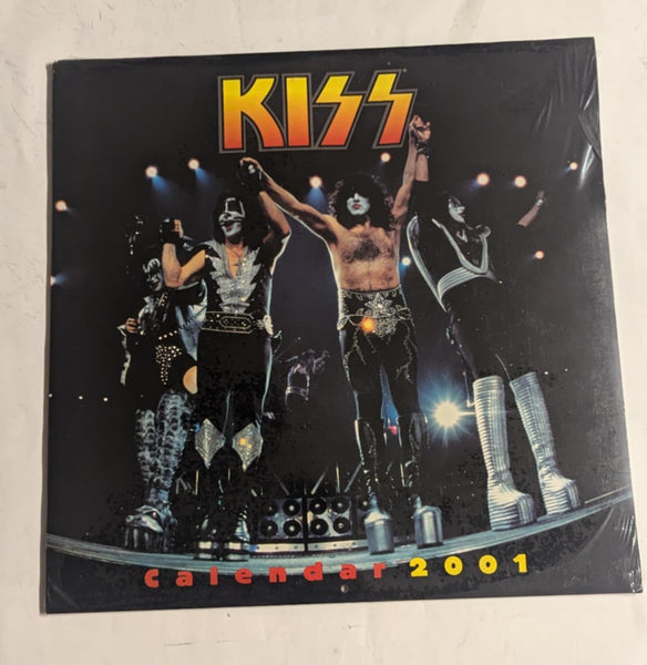 KISS 2001 Calendar NEW SEALED