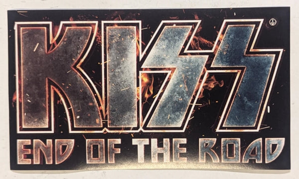 KISS Eric Singer Owned END OF THE ROAD Unused Merch Head Sticker #1 Personal Collection