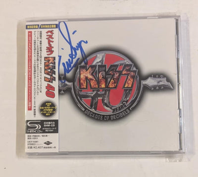 Eric Singer KISS 40 Years Japan  CD w obi Signed KISS Personal Collection (Copy)