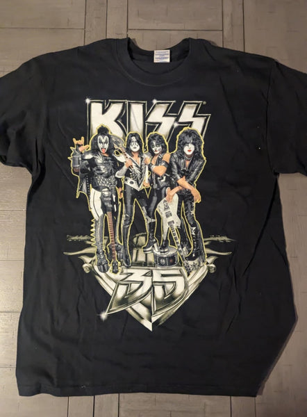 KISS Eric Singer Owned  ALIVE 35 TOUR T-SHIRT New Unused  Personal Collection Large