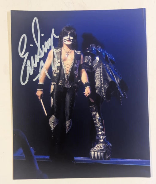 KISS Eric Singer Owned and Signed  Photo from Personal Collection