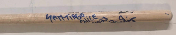 Eric Singer  KISS Stage-Used Signed drumstick 2023 EOTR Santiago Chile