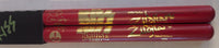 Eric Singer KISS Kruise XI Red Signed set of 2 Drumsticks Eric Singer KISS Personal Collection