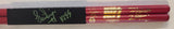 Eric Singer KISS Kruise XI Red Signed set of 2 Drumsticks Eric Singer KISS Personal Collection