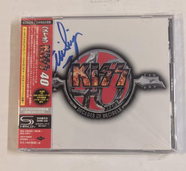 Eric Singer KISS 40 Years Japan CD/DVD set Signed KISS Personal Collection