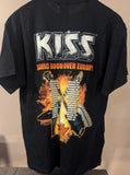 KISS Eric Singer Owned  GERMAN SONIC BOOM OVER EUROPE TOUR T-SHIRT New Unused  Personal Collection Large