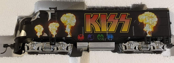 KISS Bradford Exchange Rock n Roll Express Illuminated Electric Train 10 Cars Total Sample w Paperwork