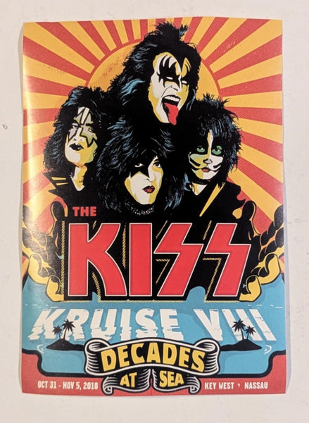 KISS Eric Singer Owned KISS Kruise VIII Unused Merch Head Sticker Personal Collection