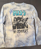 KISS Eric Singer Owned and Signed KISS In Concert Long Sleeve SHIRT New Unused  Personal Collection Small