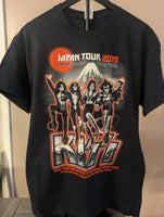 KISS Eric Singer Owned 2019 Japan  END OF THE ROAD  T-SHIRT New Unused  Personal Collection Large