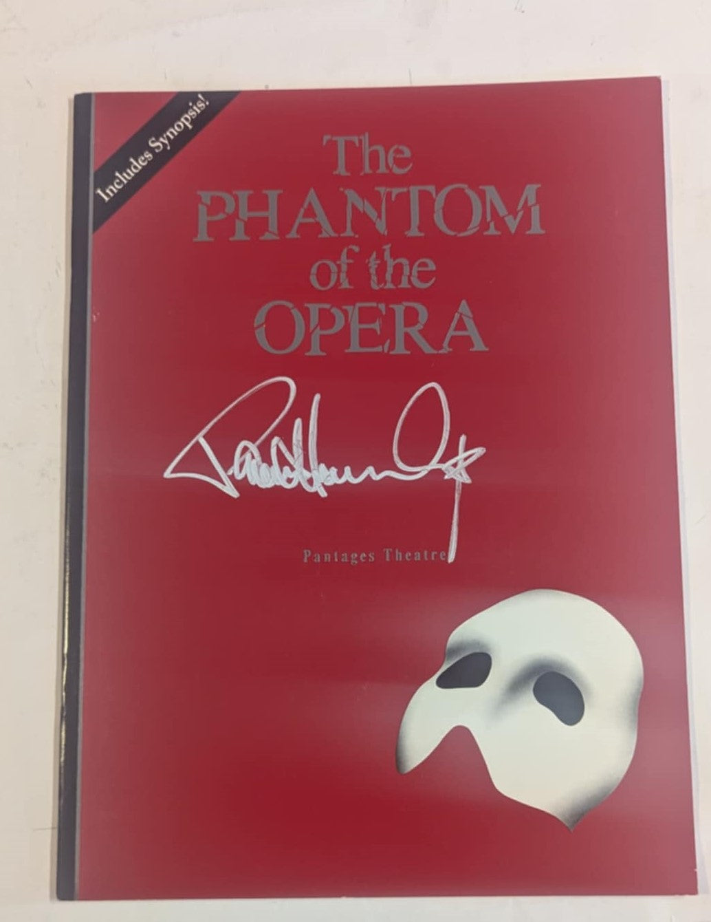 PAUL STANLEY signed PHANTOM OF THE OPERA PROGRAM KISS #2