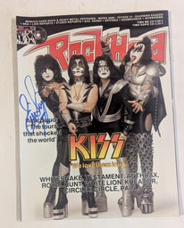 KISS Eric Singer Signed ROCKHARD Magazine Personal Collection