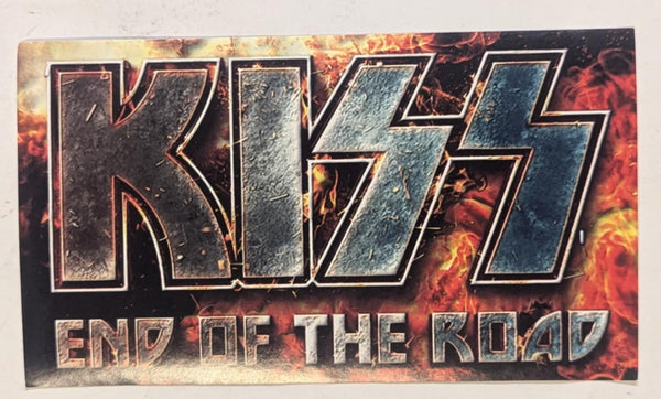 KISS Eric Singer Owned END OF THE ROAD Unused Merch Head Sticker #2 Personal Collection