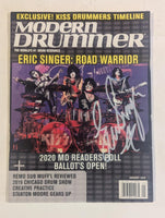 KISS Eric Singer Signed MODERN DRUMMER Magazine Personal Collection