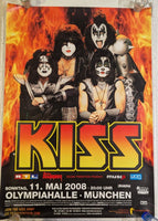 KISS Eric Singer Personally Owned May 11 2008 MUNICH GERMANY Alive 35 Tour Poster