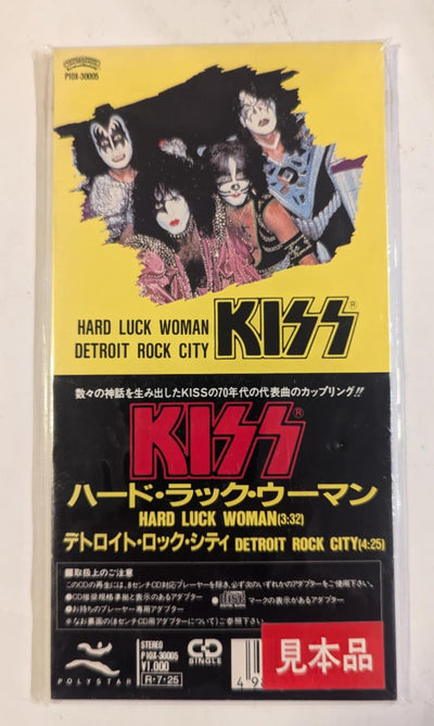 KISS HARD LUCK WOMAN /DETROIT ROCK CITY JAPAN 3" CD Single NEW UNUSED