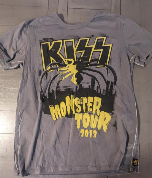 KISS Eric Singer Owned TRUNK  MONSTER TOUR 2013  T-SHIRT New Unused  Personal Collection XL