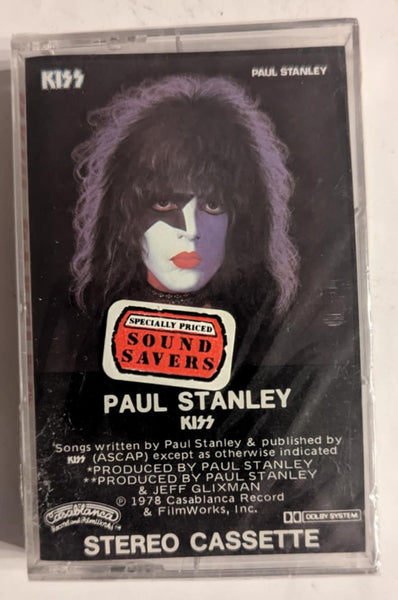 KISS PAUL STANLEY SOLO NEW SEALED Cassette Given as a sample