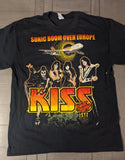 KISS Eric Singer Owned GERMAN SONIC BOOM OVER EUROPE TOUR T-SHIRT New Unused  Personal Collection Large