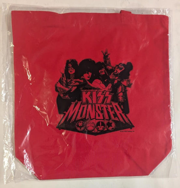 KISS Eric Singer Owned KISS MONSTER TOUR TOTE BAG RED New Unused From Personal Collection