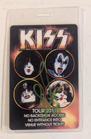 KISS Eric Singer Signed  2010 HOTTEST SHOW ON EARTH VIP PASS Personal Collection