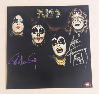 PAUL STANLEY and ACE FREHLEY signed KISS Debut 1st LP