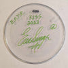 6-15-2023 HELLFEST CLISSON FRANCE Eric Singer Signed EOTR DRUMHEAD w SETLIST KISS