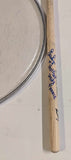 6-15-2023 HELLFEST CLISSON FRANCE Eric Singer Signed EOTR DRUMHEAD w DRUMSTICK KISS