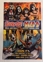 KISS Eric Singer Personally Owned SCOOBY DOO & KISS DVD Promo Poster