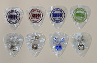 KISS 2023 MADISON SQUARE GARDEN 12-2-23 Final Show Logo Colored Print On Marble Guitar Picks