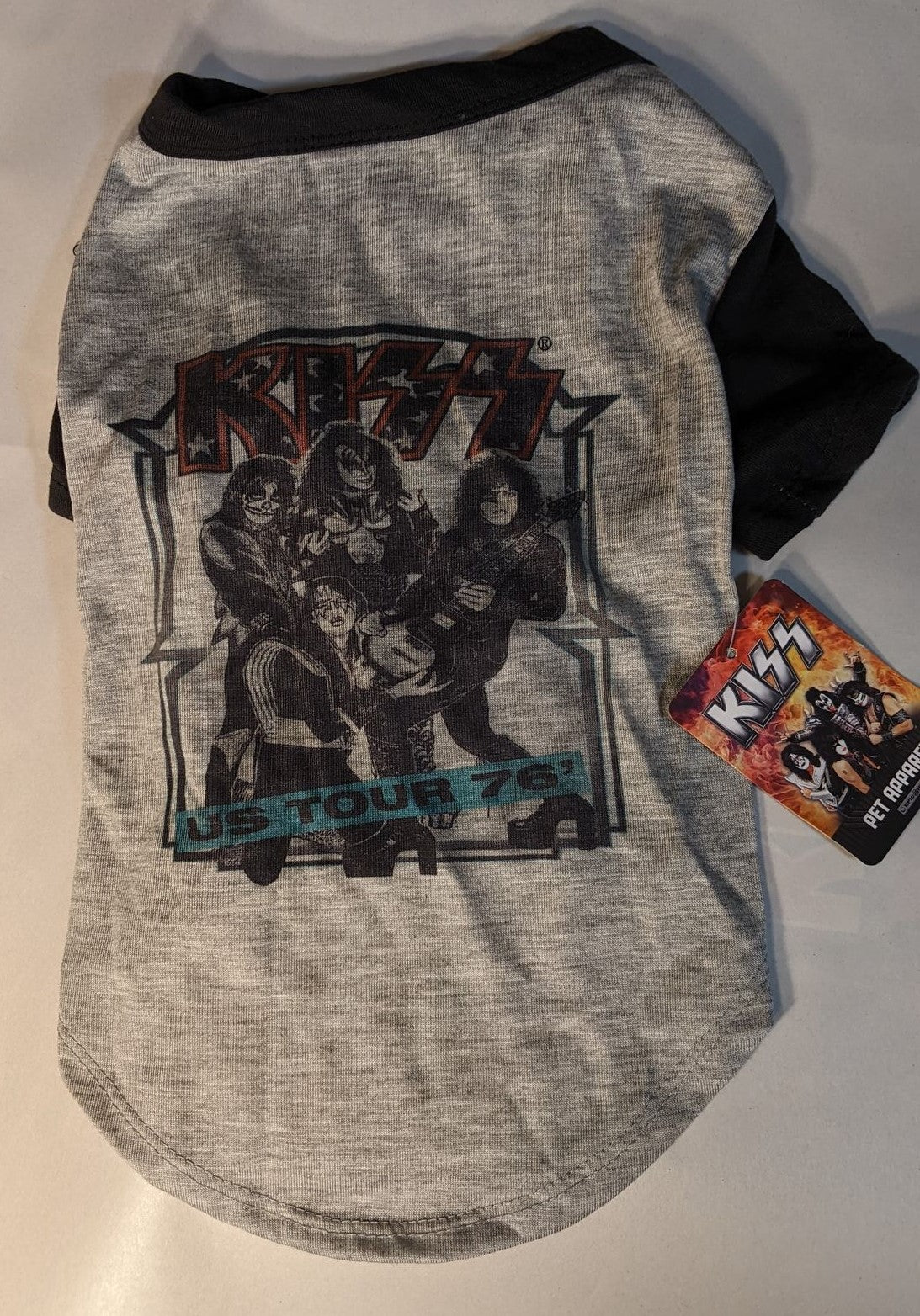 Kiss band dog shirt hotsell