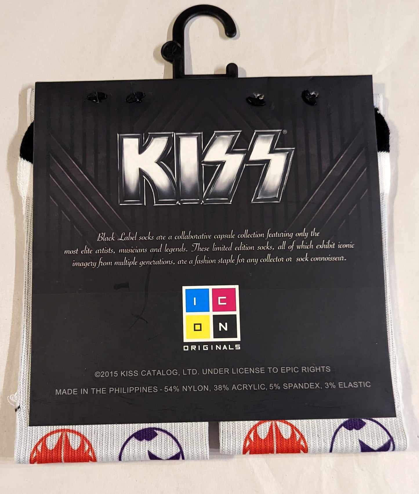 KISS ICONS Socks New One Size Fits Most