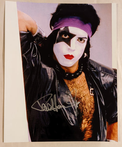 KISS PAUL STANLEY signed 8 x 10 Photo Elder era Autograph