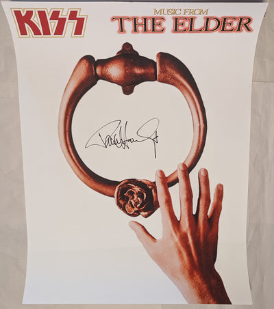 KISSONLINE KISS PAUL STANLEY Signed KOL Ex 18 x 24 ELDER LITHO Poster Autograph