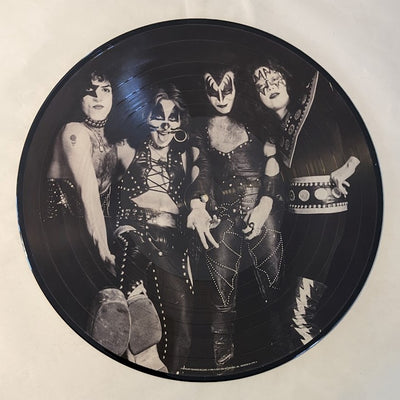 KISSOnline PAUL STANLEY signed GREATEST KISS LP KOL EX PICTURE DISC