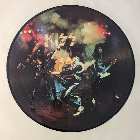 KISSONLINE PAUL STANLEY and ACE FREHLEY signed GREATEST KISS PICTURE DISC KOL EX