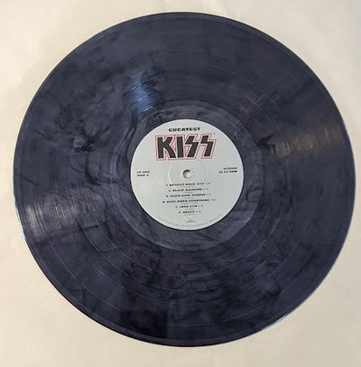 KISSOnline PAUL STANLEY signed GREATEST KISS LP KOL EX colored vinyl