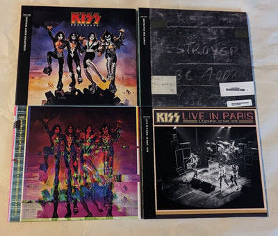 KISS Set of 4 CDs and 1 Blu-ray from DESTROYER 45th Deluxe Box Set