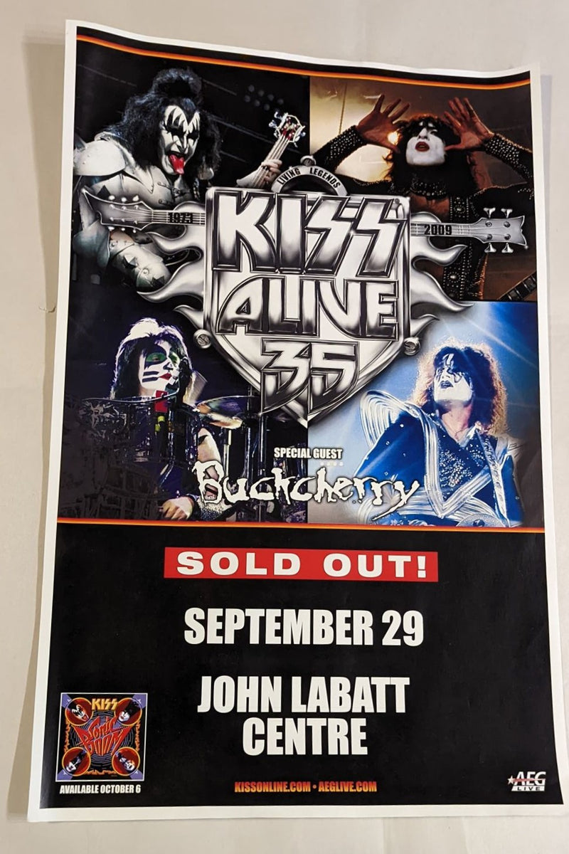 KISS ALIVE 35 TOUR 9-29-09 LONDON ONTARIO CANADA Original CONCERT SHOW ...